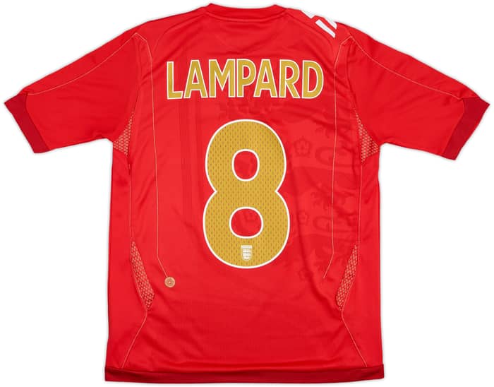 2006-08 England Away Shirt Lampard #8 - 8/10 - (XL.Boys)