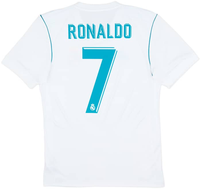 2017-18 Real Madrid Home Shirt Ronaldo #7 - 8/10 - (S)
