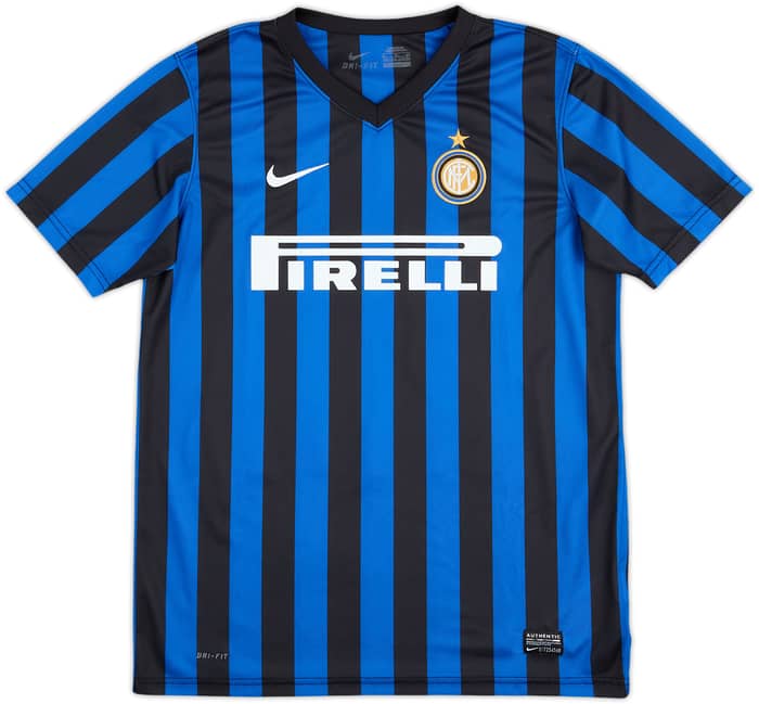 2011-12 Inter Milan Basic Home Shirt Milito #22 - 8/10 - (L.Boys)