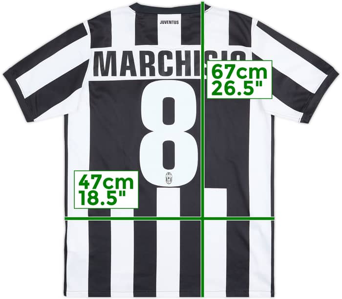 2012-13 Juventus Home Shirt Marchisio #8 - 6/10 - (XL.Boys)