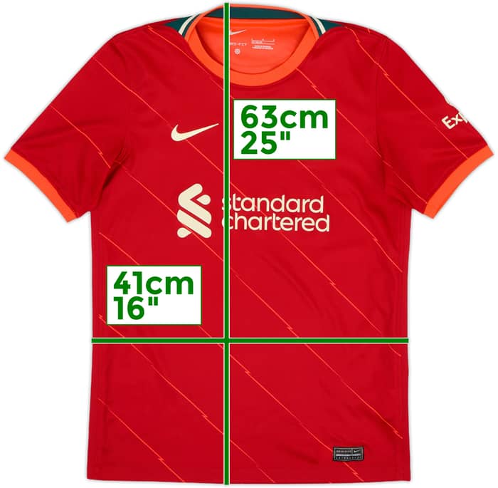 2021-22 Liverpool Home Shirt - 9/10 - (L.Boys)