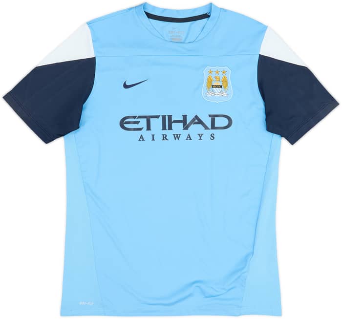 2013-14 Manchester City Nike Training Shirt - 7/10 - (XL.Boys)