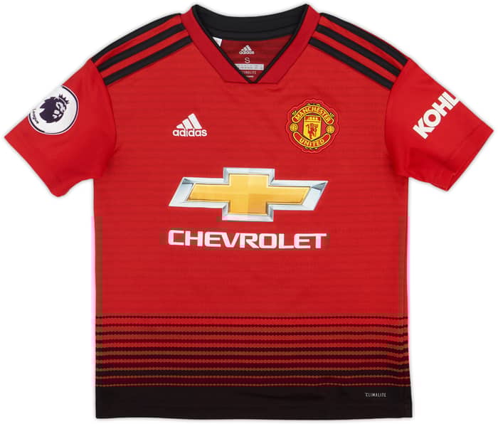 2019-20 Manchester United Home Shirt Rashford #10 - 9/10 - (S.Boys)