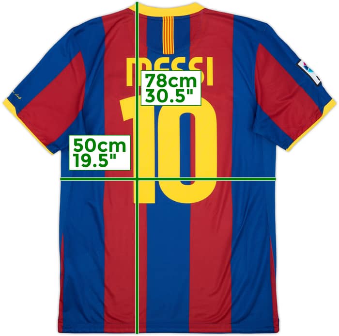 2010-11 Barcelona Home Shirt Messi #10 - 6/10 - (M)