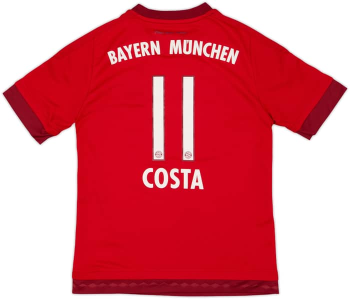 2015-16 Bayern Munich Home Shirt Costa #11 - 8/10 - (M.Boys)