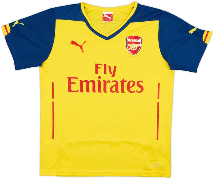 2014-15 Arsenal Away Shirt Arteta #8 - 10/10 - (L.Boys)