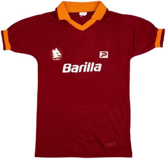 1982-83 Roma Match Issue Home Shirt #5