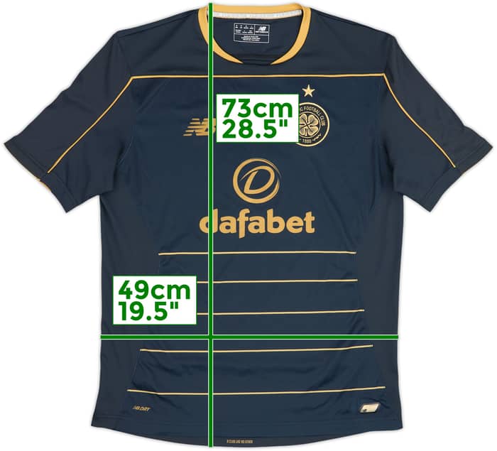 2016-17 Celtic Away Shirt - 9/10 - (M)