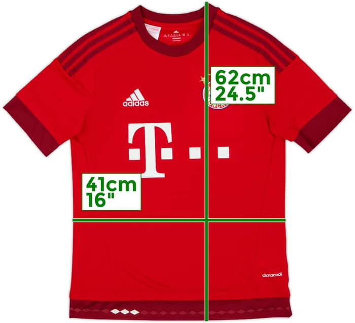 2015-16 Bayern Munich Home Shirt - 8/10 - (L.Boys)