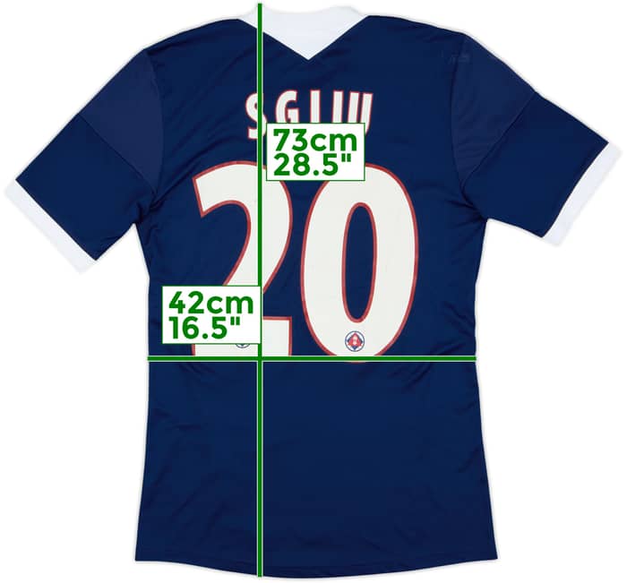 203-14 South China Away Cup Shirt SG Liu #20 - 7/10 - (M)