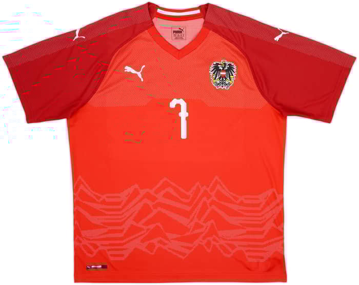 2018-19 Austria Signed Home Shirt Arnautovic #7 - 6/10 - (XL)