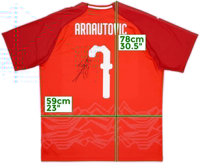 2018-19 Austria Signed Home Shirt Arnautovic #7 - 6/10 - (XL)