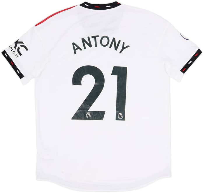 2022-23 Manchester United Authentic Away Shirt Antony #21 - 8/10 - (L)