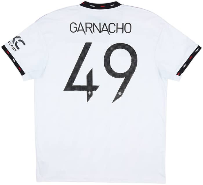 2022-23 Manchester United Away Shirt Garnacho #49 - 5/10 - (XL)