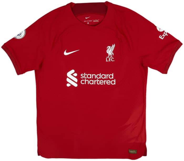 2022-23 Liverpool Authentic Home Shirt Darwin #27 - 8/10 - (L)