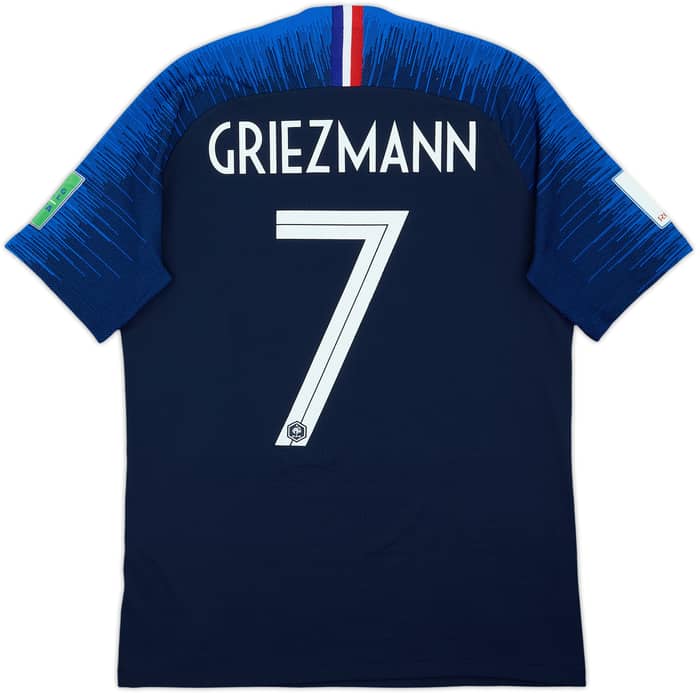 2018 France Authentic Home Shirt Griezmann #7 - 6/10 - (M)