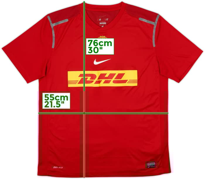 2012-13 Manchester United Player Issue Nike Training Shirt - 9/10 - (L)