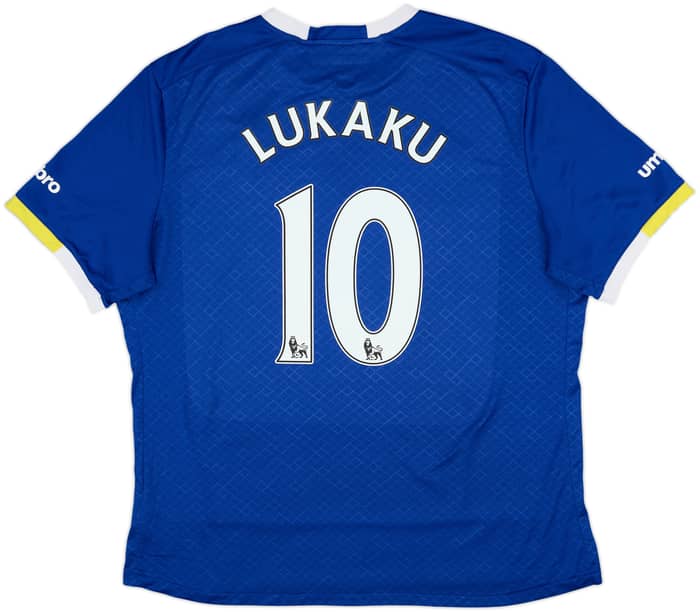 2016-17 Everton Home Shirt Lukaku #10 - 8/10 - (XXL)