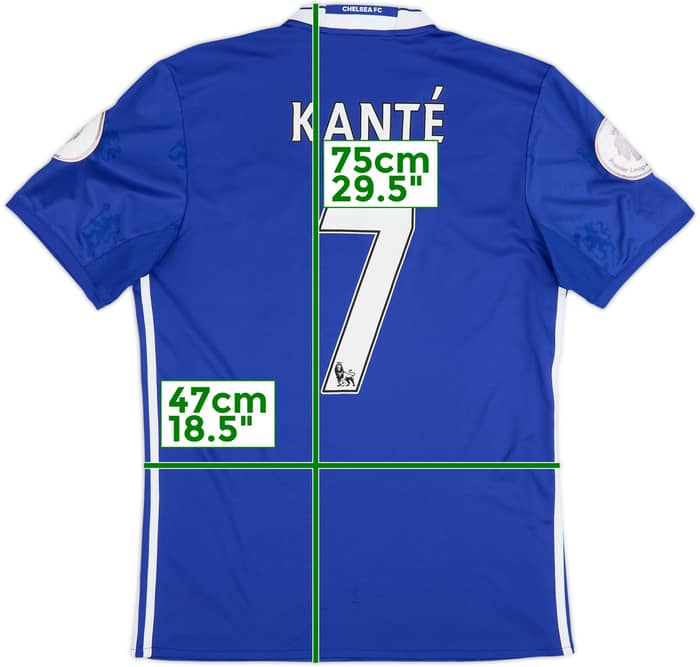Camiseta de local del Chelsea 2016-17 Kante #7 - 5/10 - (M)