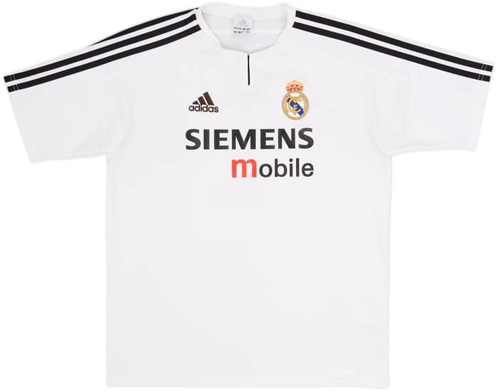 2003-04 Real Madrid Home Shirt Beckham #23 - 7/10 - (XL.Boys)