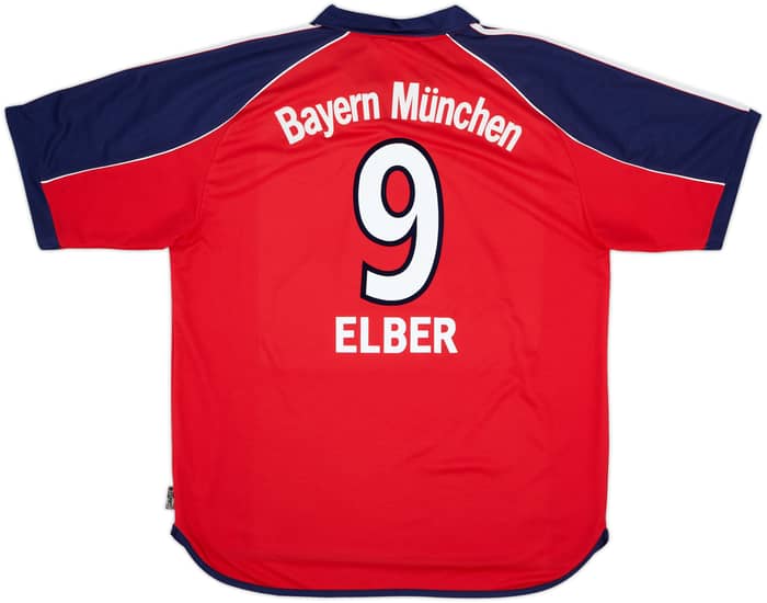 1999-01 Bayern Múnich Camiseta de local Elber #9 - 9/10 - (L)