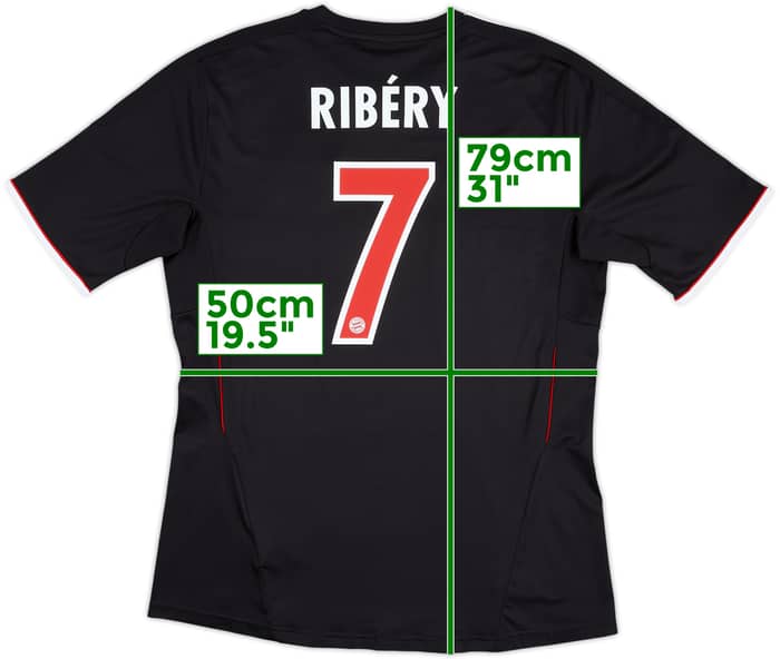 2011-12 Bayern Munich Third Shirt Ribery #7 - 6/10 - (L)