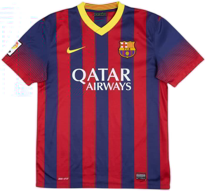 2013-14 Barcelona Camiseta Local Messi #10 - 6/10 - (M)