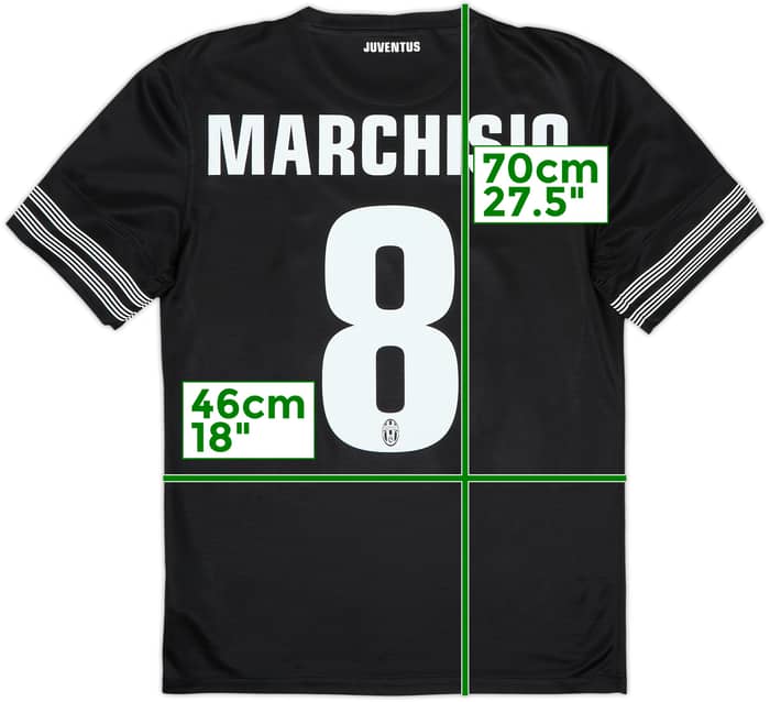 2012-13 Juventus Away Shirt Marchisio #8 - 7/10 - (S)