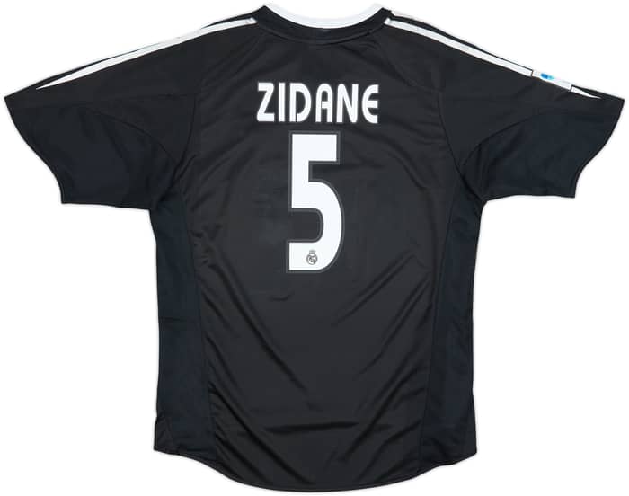 2004-05 Real Madrid Away Shirt Zidane #5 - 7/10 - (M)
