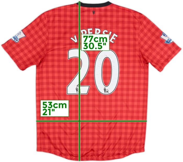 2012-13 Manchester United Home Shirt V.Persie #20 - 5/10 - (M)