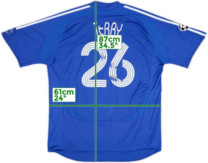 Camiseta de local del Chelsea 2006-08 Terry #26 - 4/10 - (XXL)