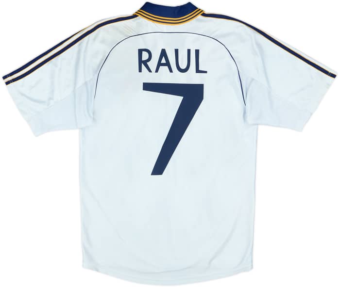 1998-00 Real Madrid Home Shirt Raul #7 - 6/10 - (S)