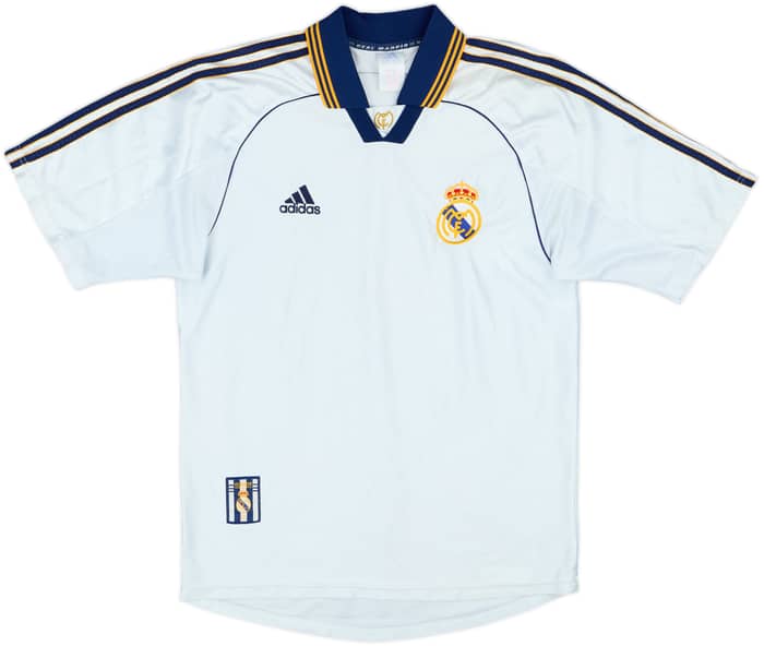 1998-00 Real Madrid Home Shirt Raul #7 - 6/10 - (S)