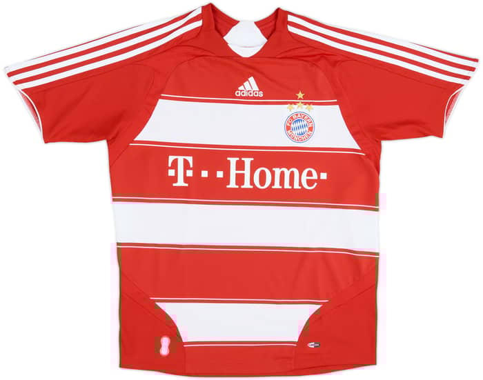 2008-09 Bayern Munich Home Shirt Lahm #21 - 7/10 - (XL.Boys)