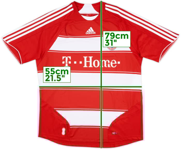 2007-08 Bayern Munich Home Shirt - 5/10 - (L)