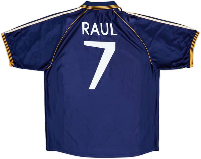 1998-99 Real Madrid Third Shirt Raul #7 - 9/10 - (XL)