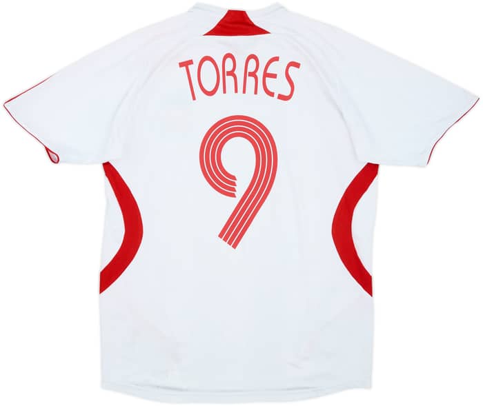 2007-08 Liverpool Camiseta de visitante Torres #9 - 6/10 - (XL.Boys)