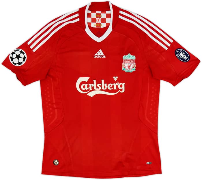 2008-10 Liverpool Home Shirt Alonso #14 - 7/10 - (L)
