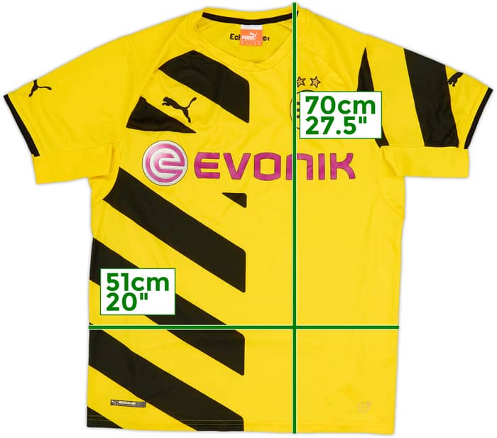 2014-15 Borussia Dortmund Home Shirt - 7/10 - (M)