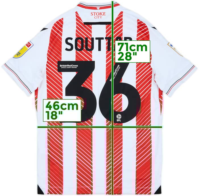 Camiseta de local del Stoke City 2022-23 Souttar #36 - 8/10 - (S)