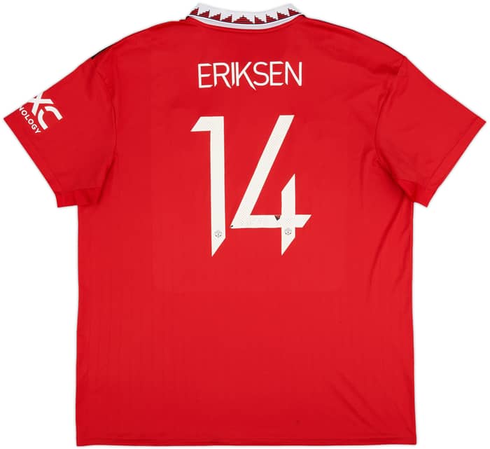 2022-23 Manchester United Home Shirt Eriksen #14 - 5/10 - (XXL)
