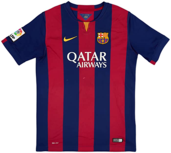 2014-15 Barcelona Home Shirt - 7/10 - (XL.Boys)