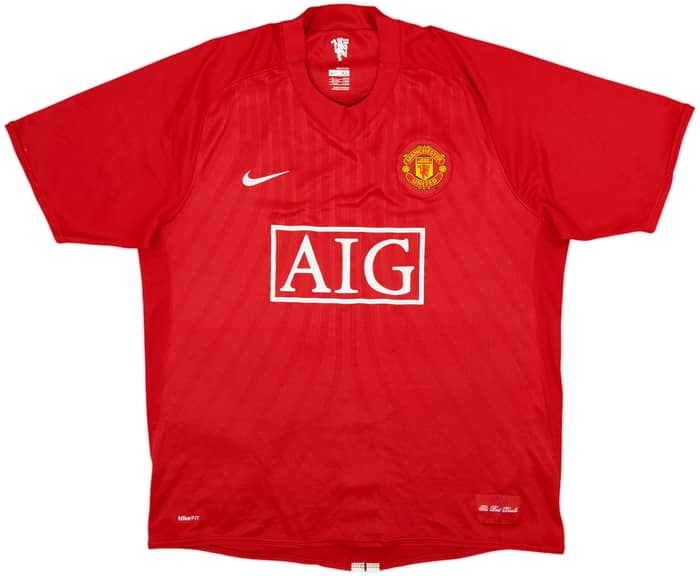 2007-09 Manchester United Home Shirt Rooney #10 - 4/10 - (XL)