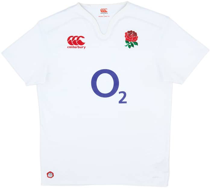 2015 England Rugby Home Shirt - 10/10 - (L)