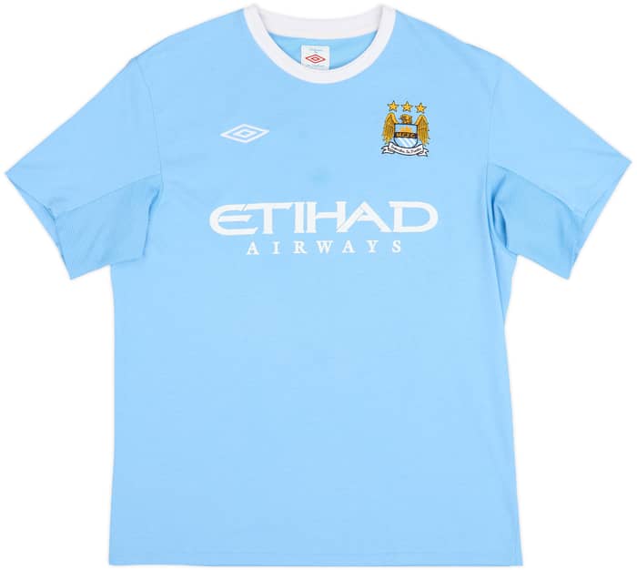 Camiseta de local del Manchester City 2009-10 Ireland #7 - 8/10 - (L)