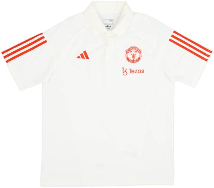 2023-24 Manchester United adidas Polo Shirt - 9/10 - (L)