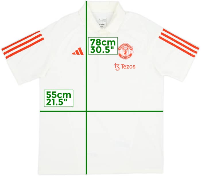 2023-24 Manchester United adidas Polo Shirt - 9/10 - (L)