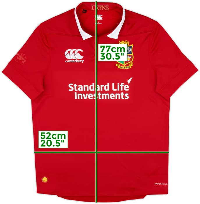 2017 British & Irish Lions Home Shirt - 8/10 - (L)