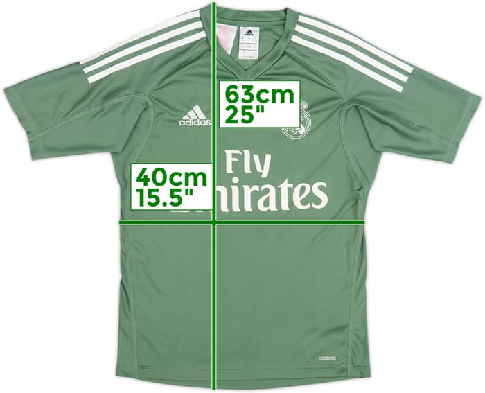 2017-18 Real Madrid GK S/S Shirt - 7/10 - (L.Boys)