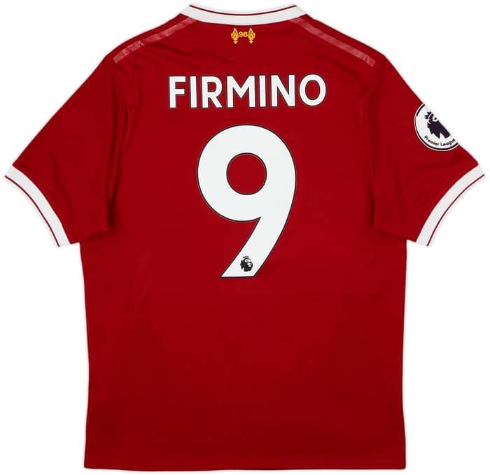 Camiseta de local 125 Years del Liverpool 2017-18 Firmino #9 - 8/10 - (S)